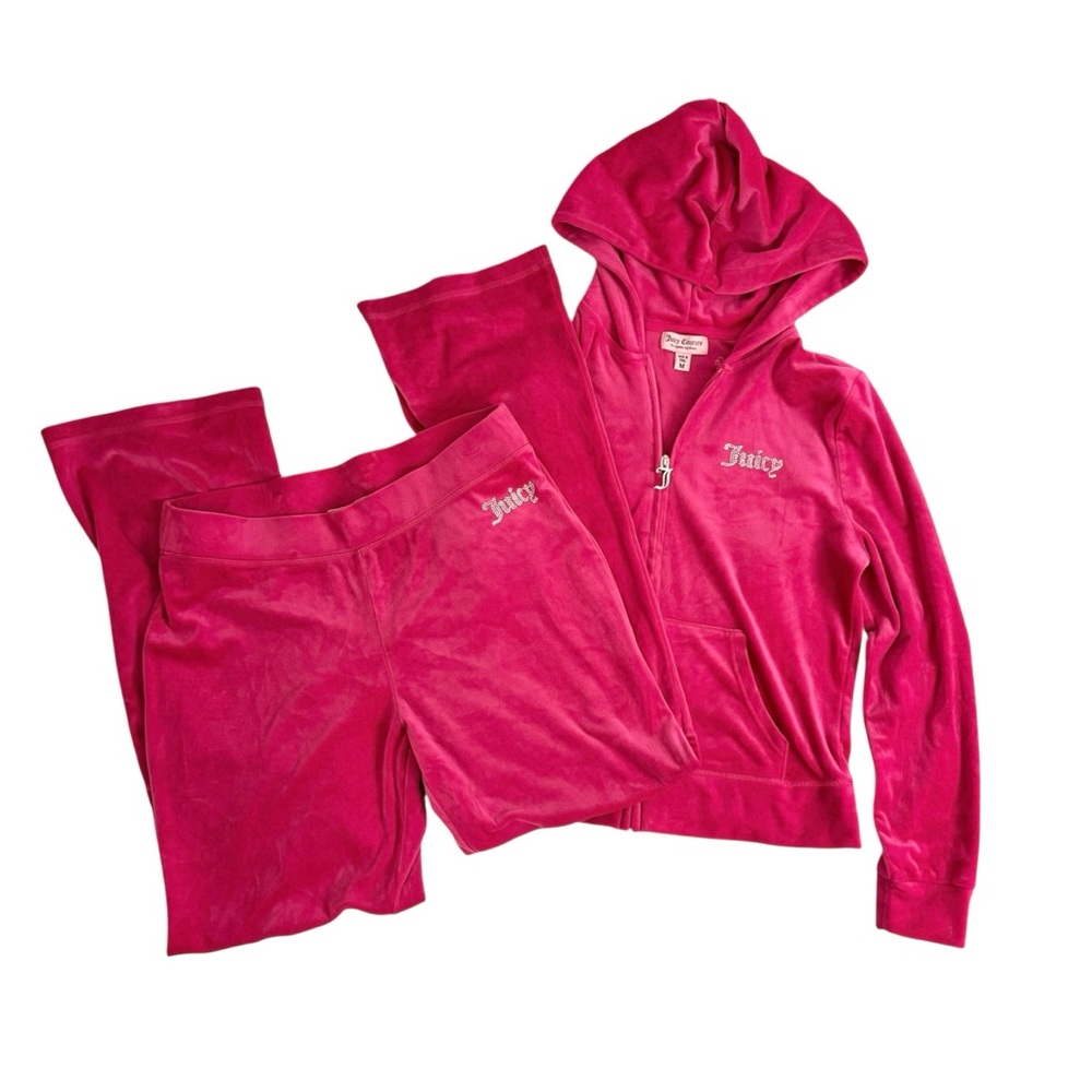 Juicy Couture Fuchsia Velour Set